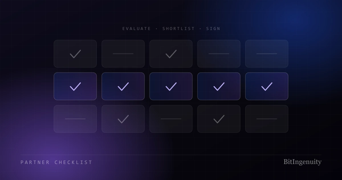 How to Choose an MVP Development Company: The Founder’s Due-Diligence Checklist